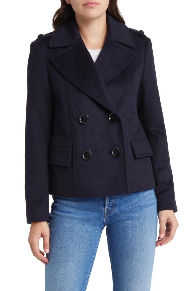 Sam Edelman Wool Blend Peacoat in Navy Cover