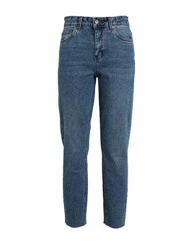 Vero Moda Woman Jeans Blue Cotton, Recycled cotton, Elastane Cover