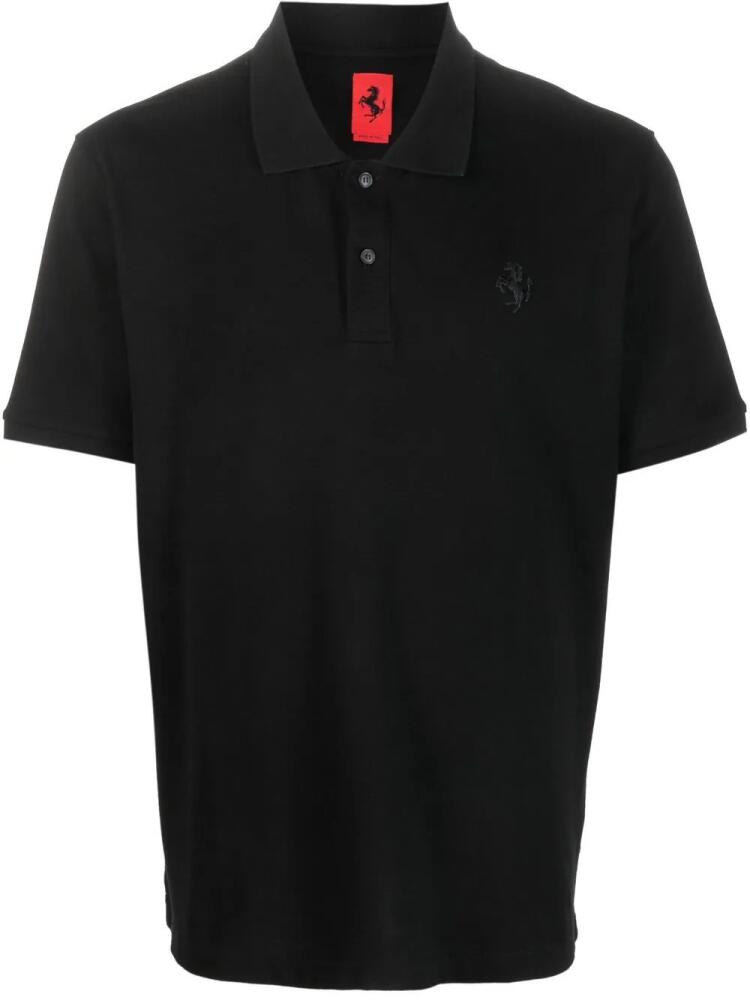 Ferrari Prancing Horse polo shirt - Black Cover