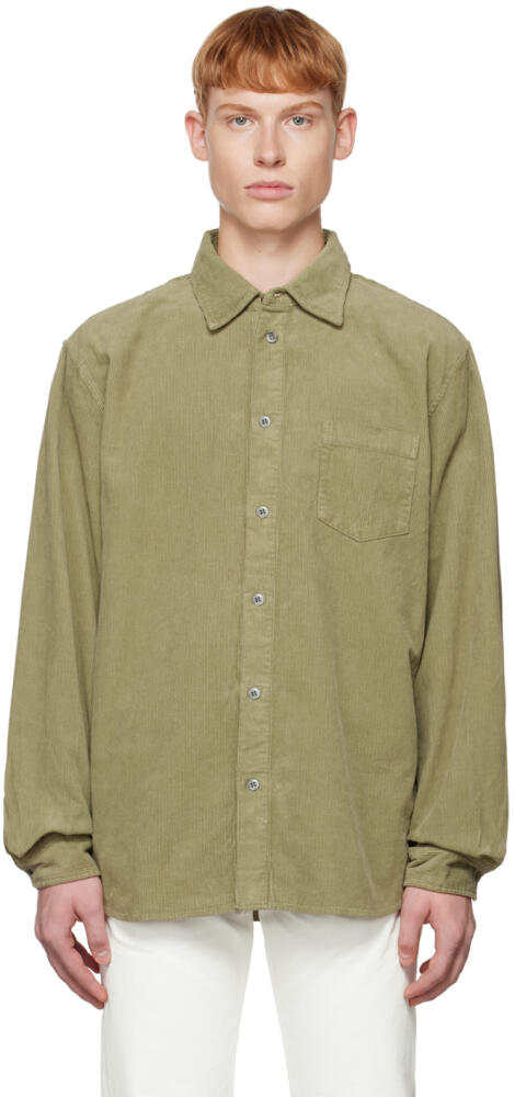 John Elliott Green Cloak Shirt Cover