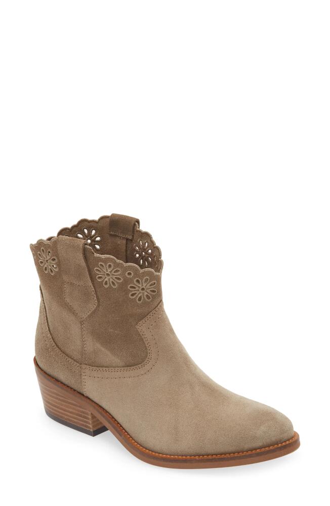 Penelope Chilvers Cali Broderie Western Bootie in Sand Cover