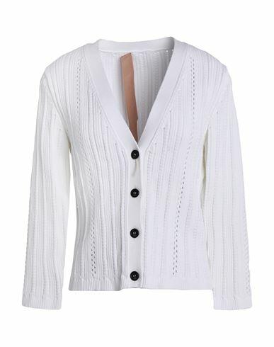 N°21 Woman Cardigan White Viscose, Polyester Cover