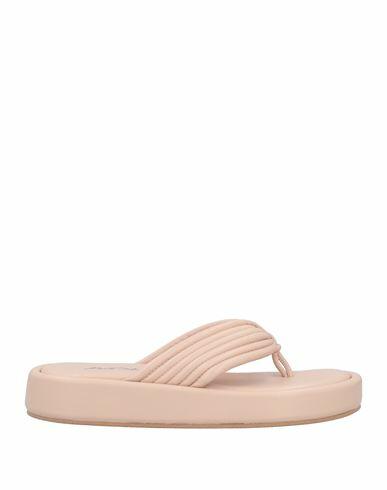 Paolo Mattei Woman Thong sandal Blush Textile fibers Cover