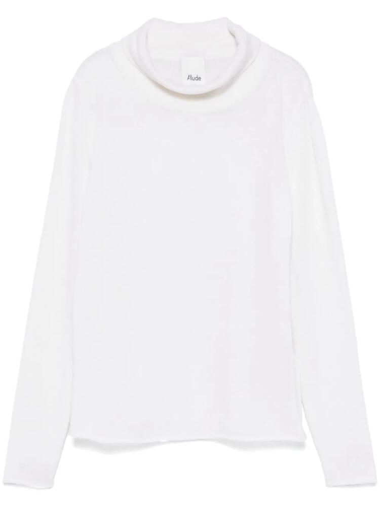 Allude cashmere sweater - White Cover