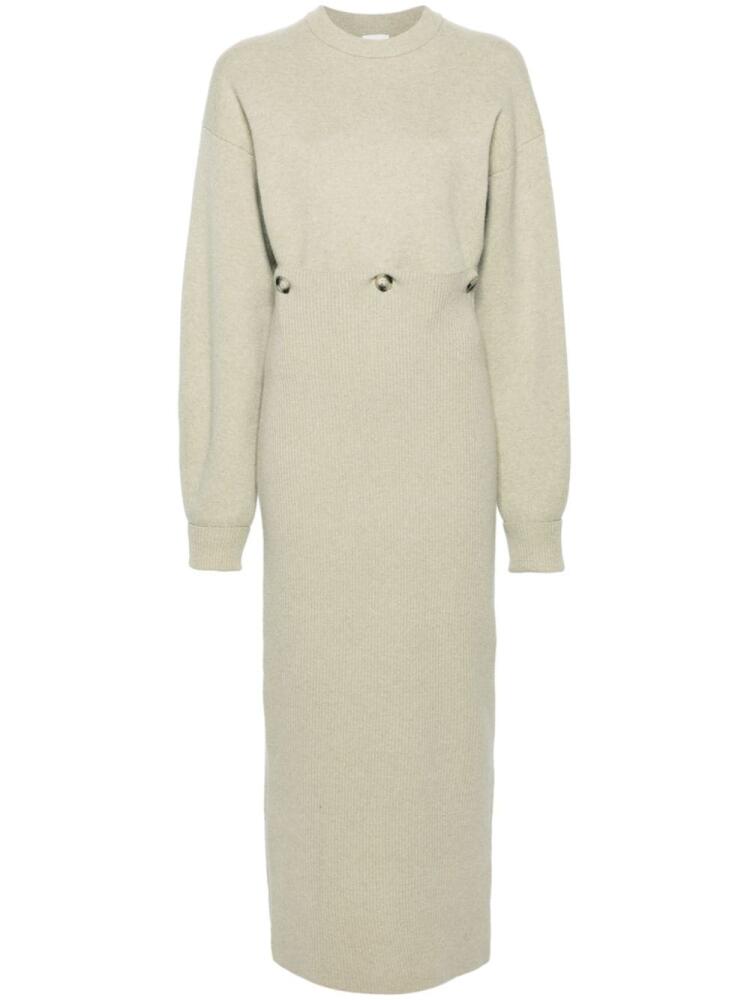 Nanushka modular merino midi dress - Neutrals Cover