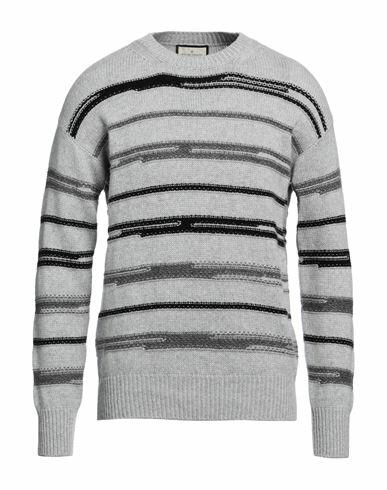 Bruno Manetti Man Sweater Grey Cashmere Cover