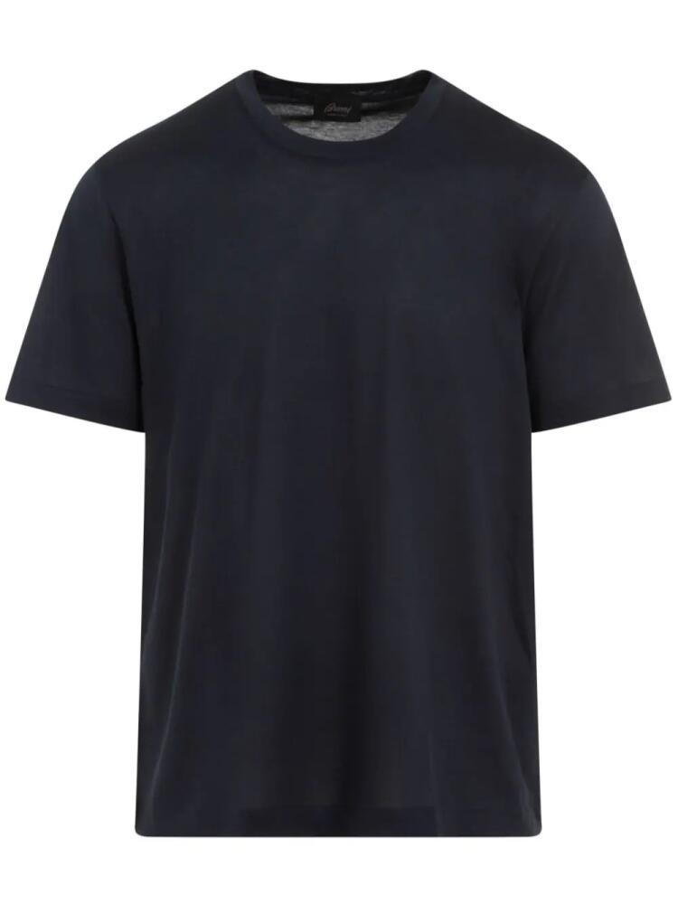 Brioni crew-neck short-sleeved t-shirt - Blue Cover