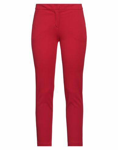 Twenty Easy By Kaos Woman Pants Red Polyester, Elastane Cover