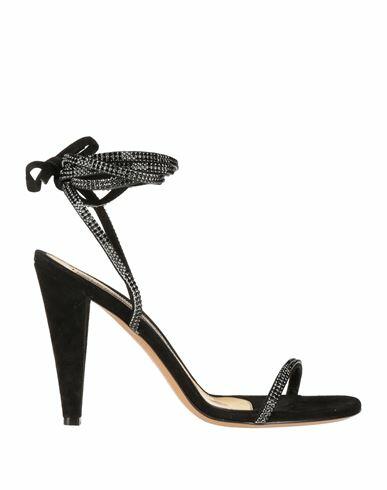 Alexandre Vauthier Woman Sandals Black Soft Leather Cover