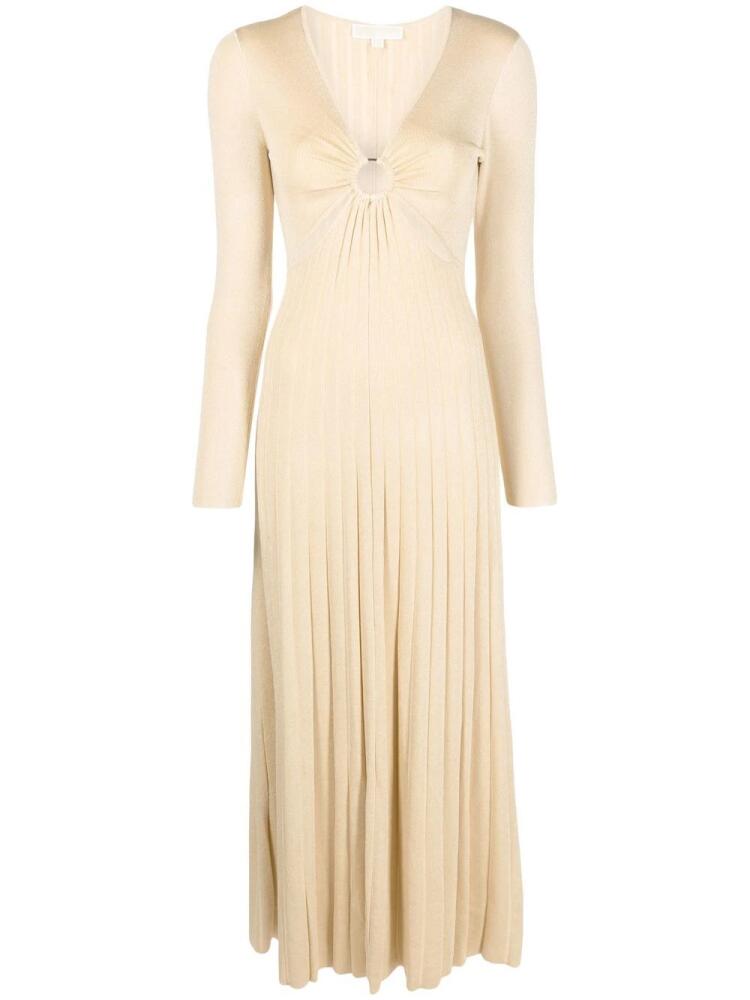 Michael Michael Kors pleated maxi dress - Yellow Cover