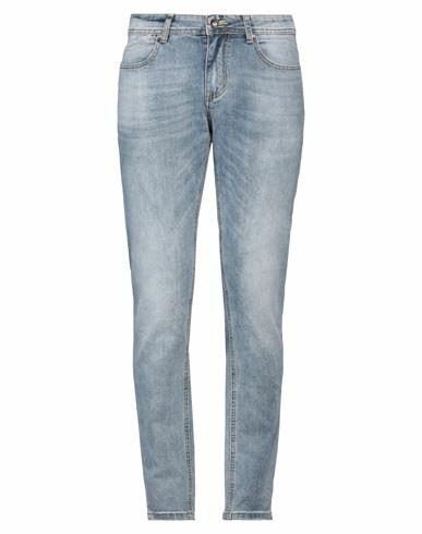 Take-two Man Jeans Blue Cotton, Polyester, Elastane Cover