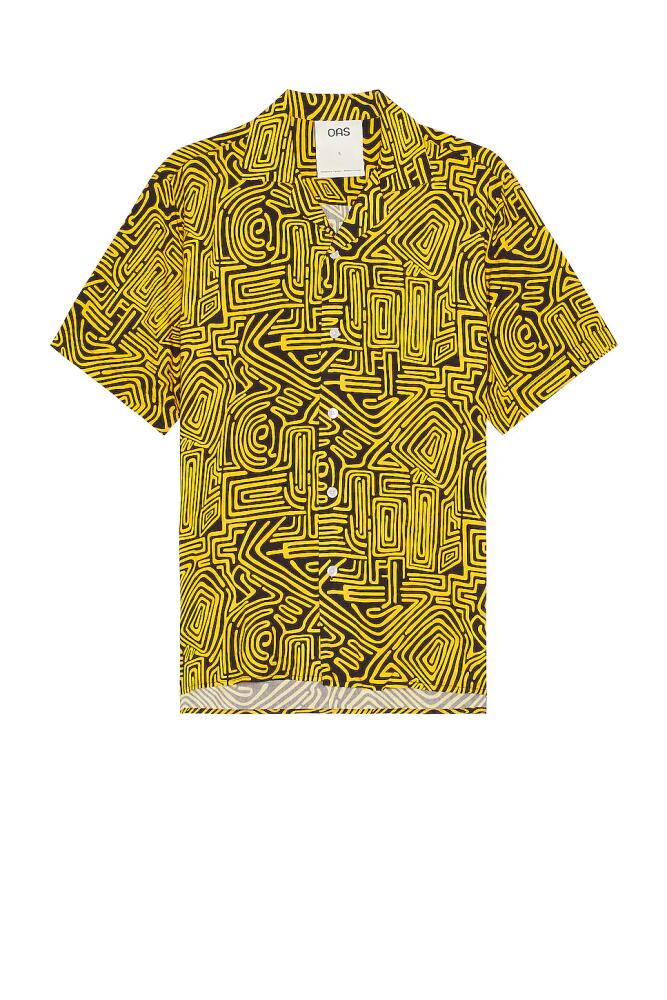 OAS Tawny Golconda Viscose Shirt in Yellow Cover