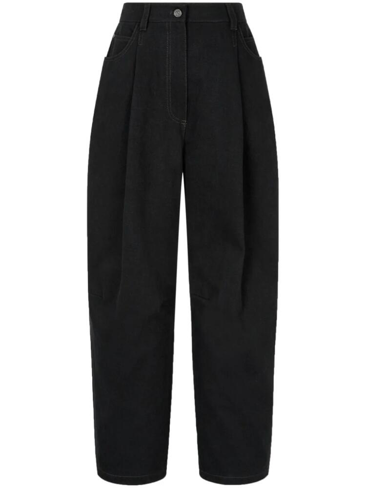 STUDIO TOMBOY twill cotton trousers - Black Cover