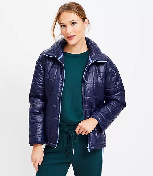 Loft Lou & Grey Quilted Puffer Jacket Cover