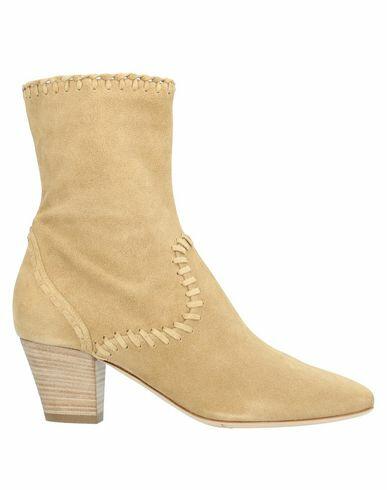 Alberta Ferretti Woman Ankle boots Sand Soft Leather Cover