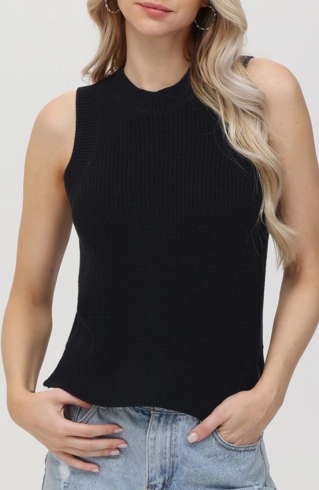 525 Demi Cotton Sweater Vest in Black Cover