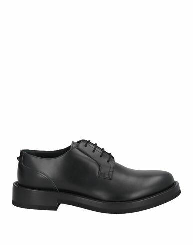 Valentino Garavani Man Lace-up shoes Black Leather Cover