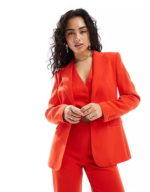 Mango blazer in red - part of a set Cover