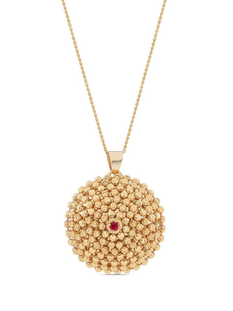 Officina Bernardi 18kt yellow gold Mimosa ruby necklace Cover