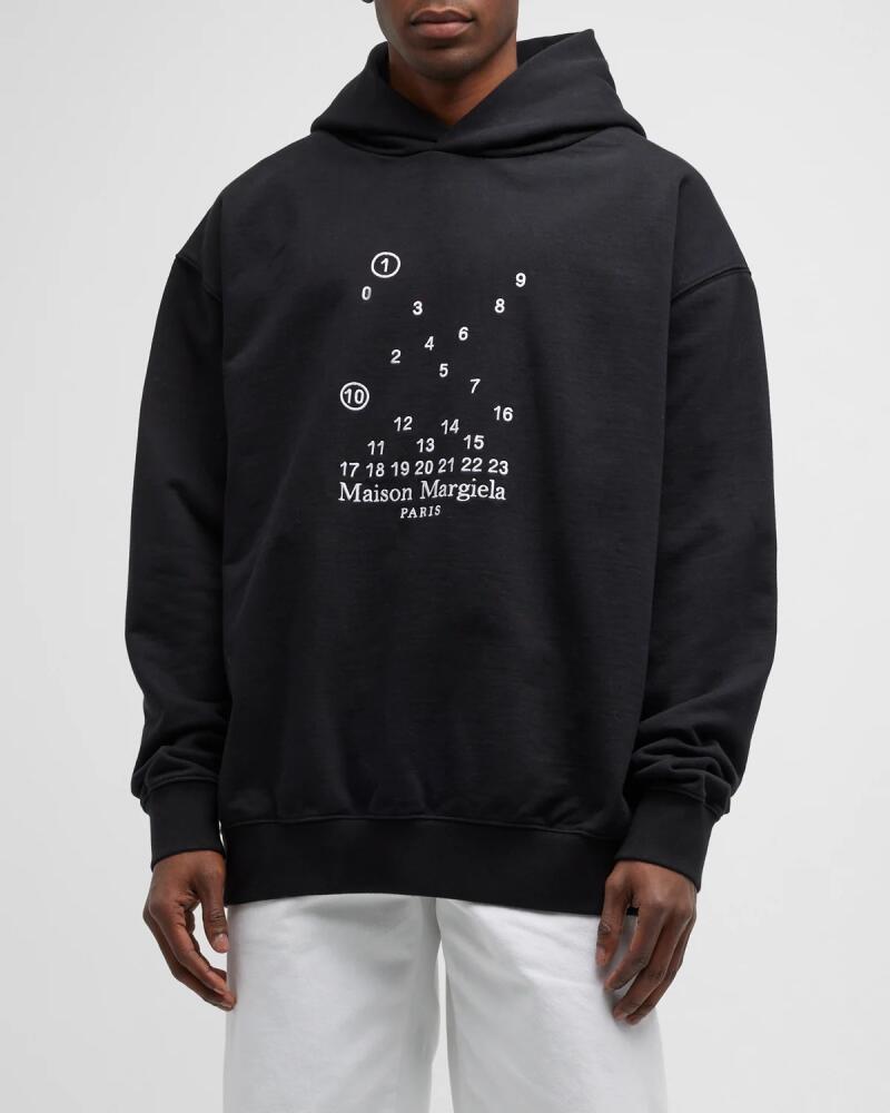 Maison Margiela Men's Scattered Logo Hoodie Cover