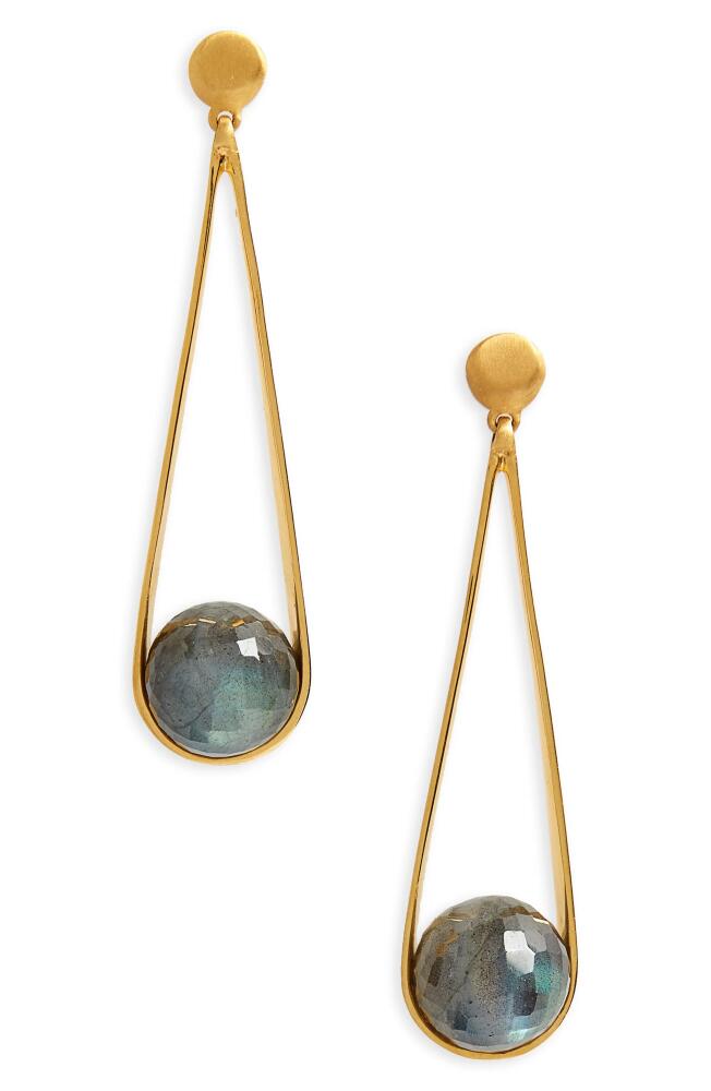 Dean Davidson Ipanema Drop Earrings in Labradorite/Gold Cover