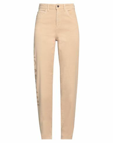 Emporio Armani Woman Pants Sand Cotton, Elastane Cover