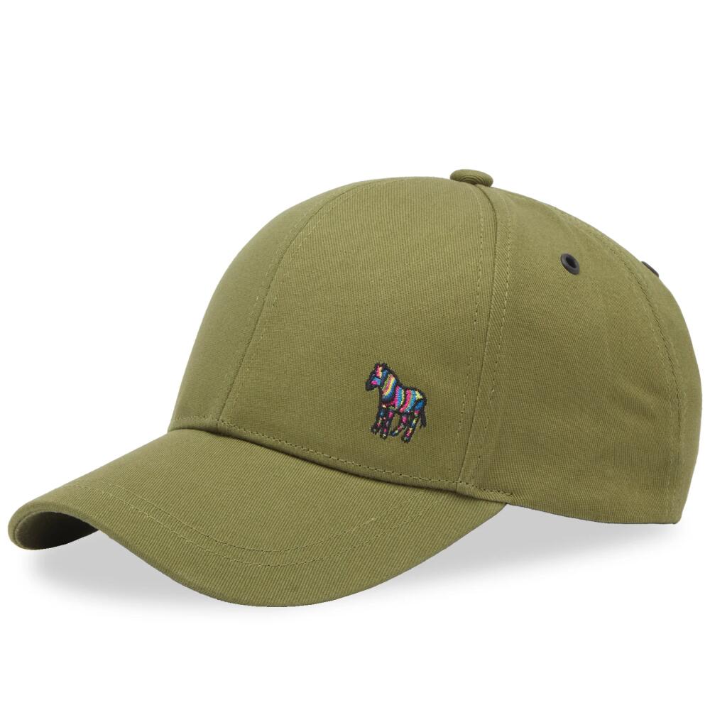 Paul Smith Men's Zebra Cap in Green Cover