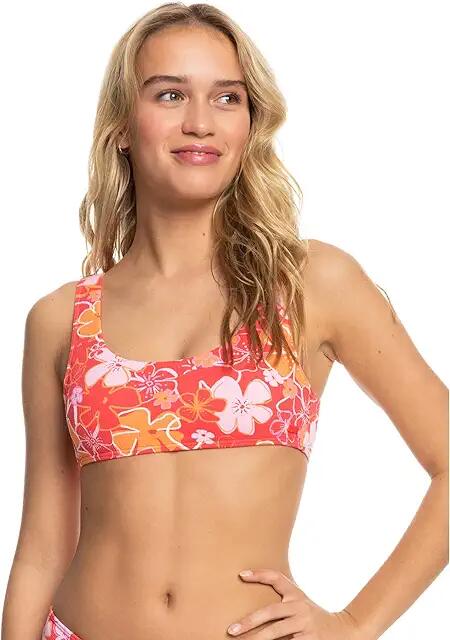 Roxy Meadow Flowers Bralette Bikini Top (Bittersweet Meadow Flowers) Women's Swimwear Cover