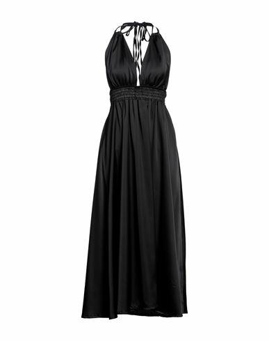 Berna Woman Maxi dress Black Polyester Cover