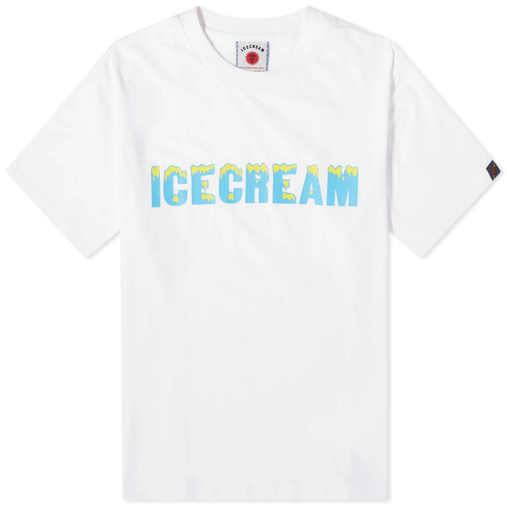 ICECREAM Men's Drippy T-Shirt in White Cover