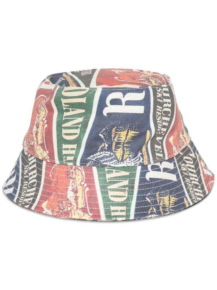 RHUDE Collegiate bucket hat - Blue Cover