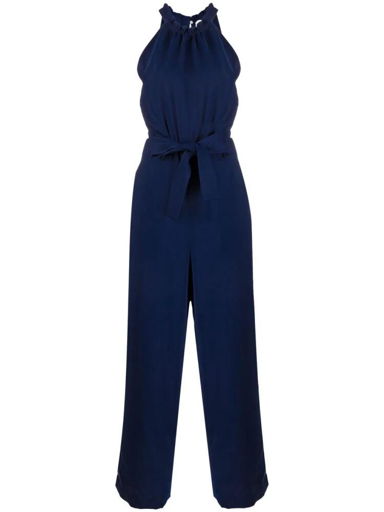 P.A.R.O.S.H. sleeveless wide-leg jumpsuit - Blue Cover