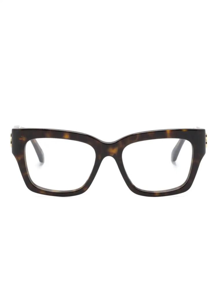 Balenciaga Eyewear tortoiseshell square-frame glasses - Brown Cover