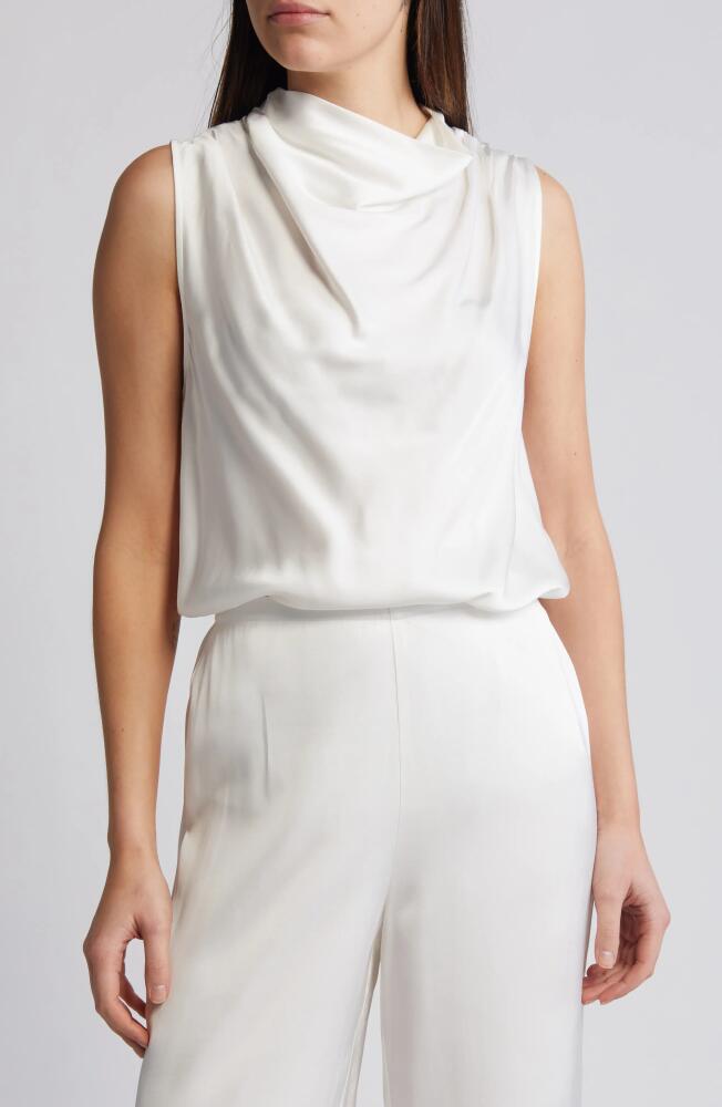 RUE SOPHIE Mika Cowl Neck Sleeveless Top in Alabaster Cover