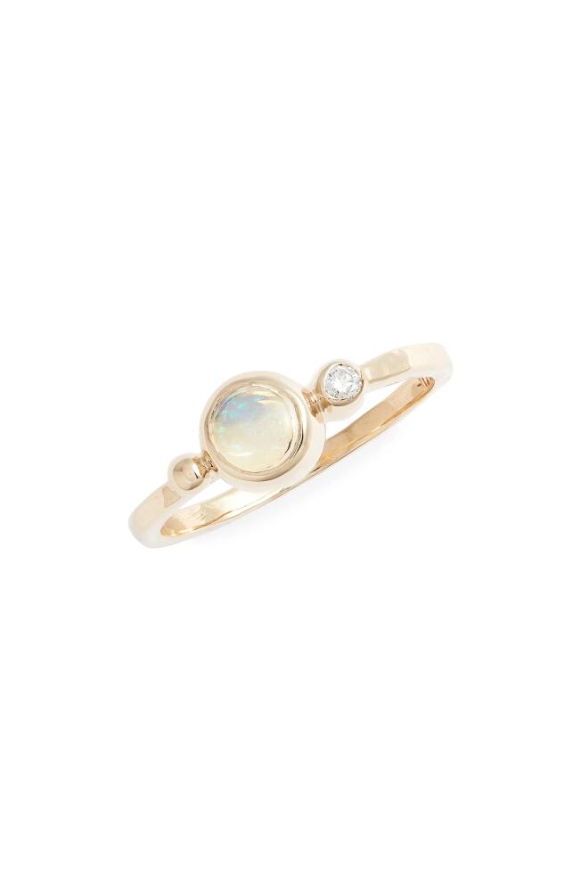 Anzie Dew Drop Bonheur Ring in Australian Opal Cover