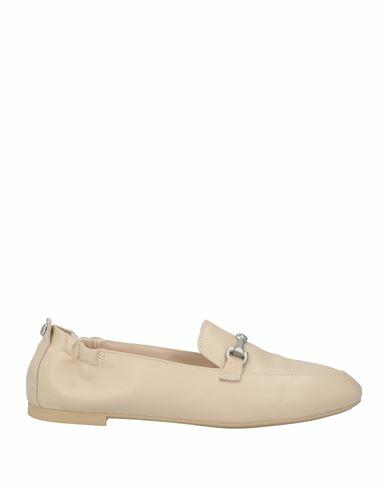 Nero Giardini Woman Loafers Beige Leather Cover