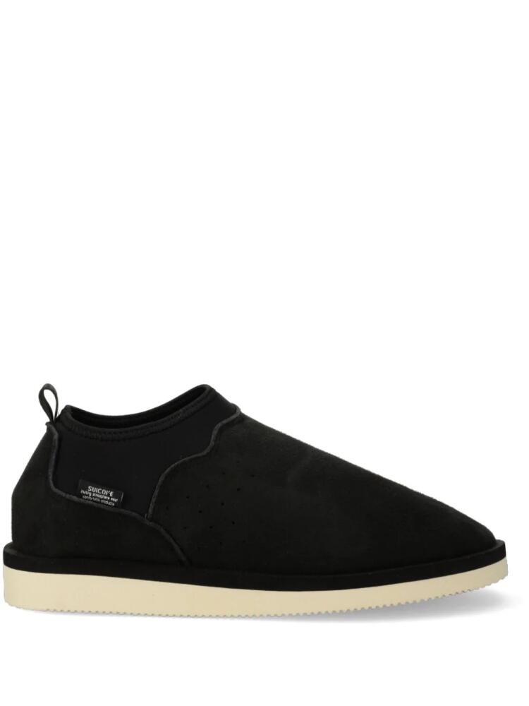 Suicoke suede slippers - Black Cover