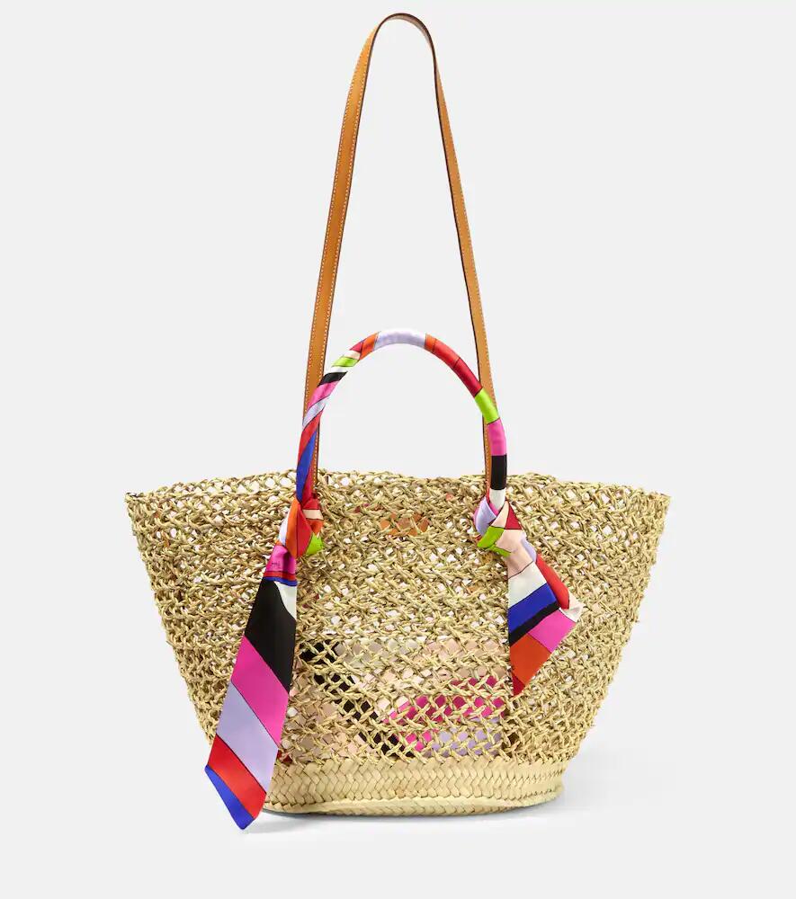 Pucci Straw tote bag Cover