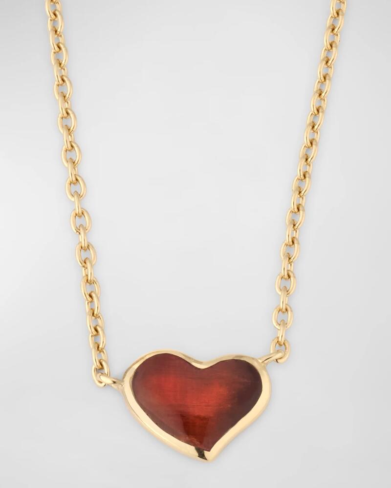 Jan Leslie Single Heart Pendant Necklace Cover