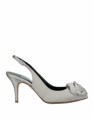 Francesco Sacco Woman Pumps Grey Textile fibers Cover