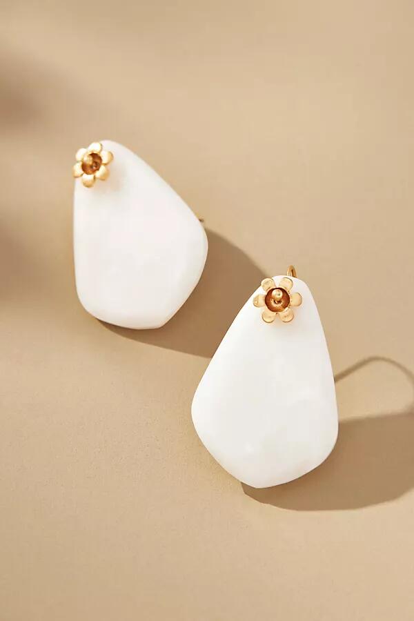 By Anthropologie Stone Drop Earrings Cover