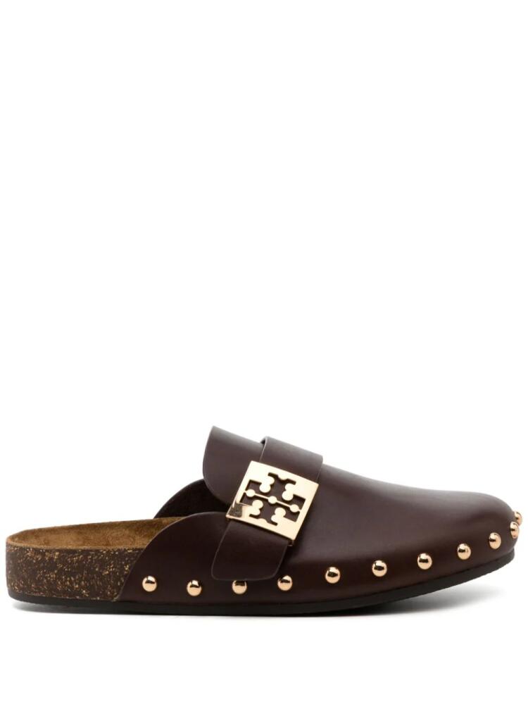 Tory Burch mellow stud mule - Brown Cover