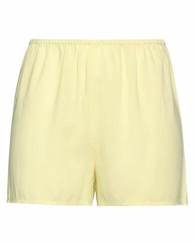 Isabelle Blanche Paris Woman Shorts & Bermuda Shorts Yellow Viscose Cover