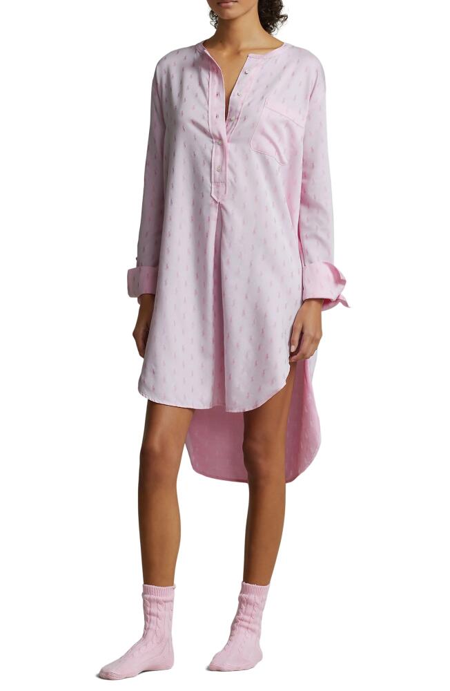 Polo Ralph Lauren Logo Long Nightshirt in Prism Pink Cover