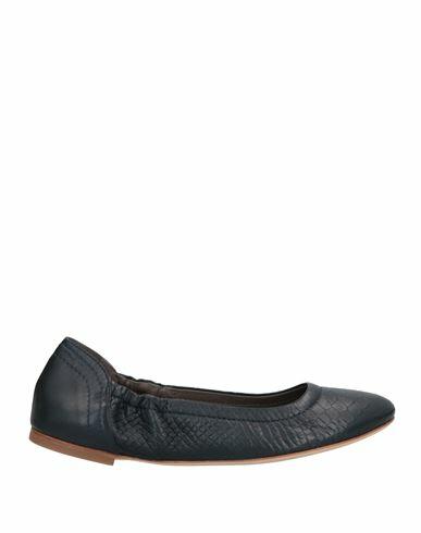 Bally Woman Ballet flats Midnight blue Soft Leather Cover