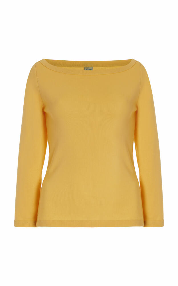 Flore Flore - Steffi Cotton T-Shirt - Yellow Cover