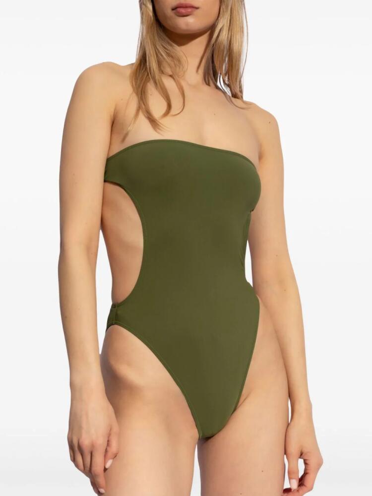 Saint Laurent bandeau-style swimsuit - Green Cover