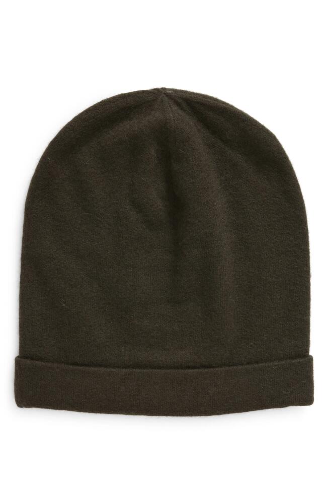 FRENCKENBERGER Big Cashmere Beanie in Black Olive Cover