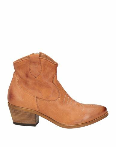 Doop Woman Ankle boots Tan Leather Cover