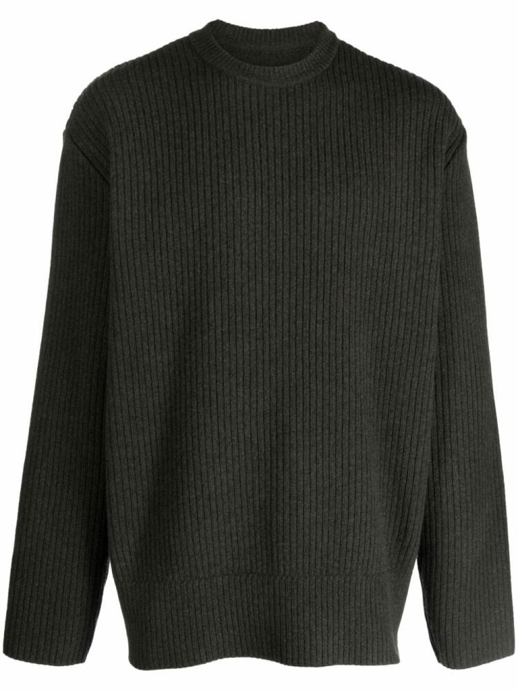 Givenchy ribbed-knit wool crew-neck jumper - Green Cover